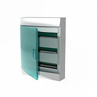 Распределительный шкаф Mistral41, 54 мод., IP41, навесной, термопласт, зеленая дверь |  код. 1SPE007717F1020 |  ABB